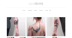 Desktop Screenshot of juliarehme.com